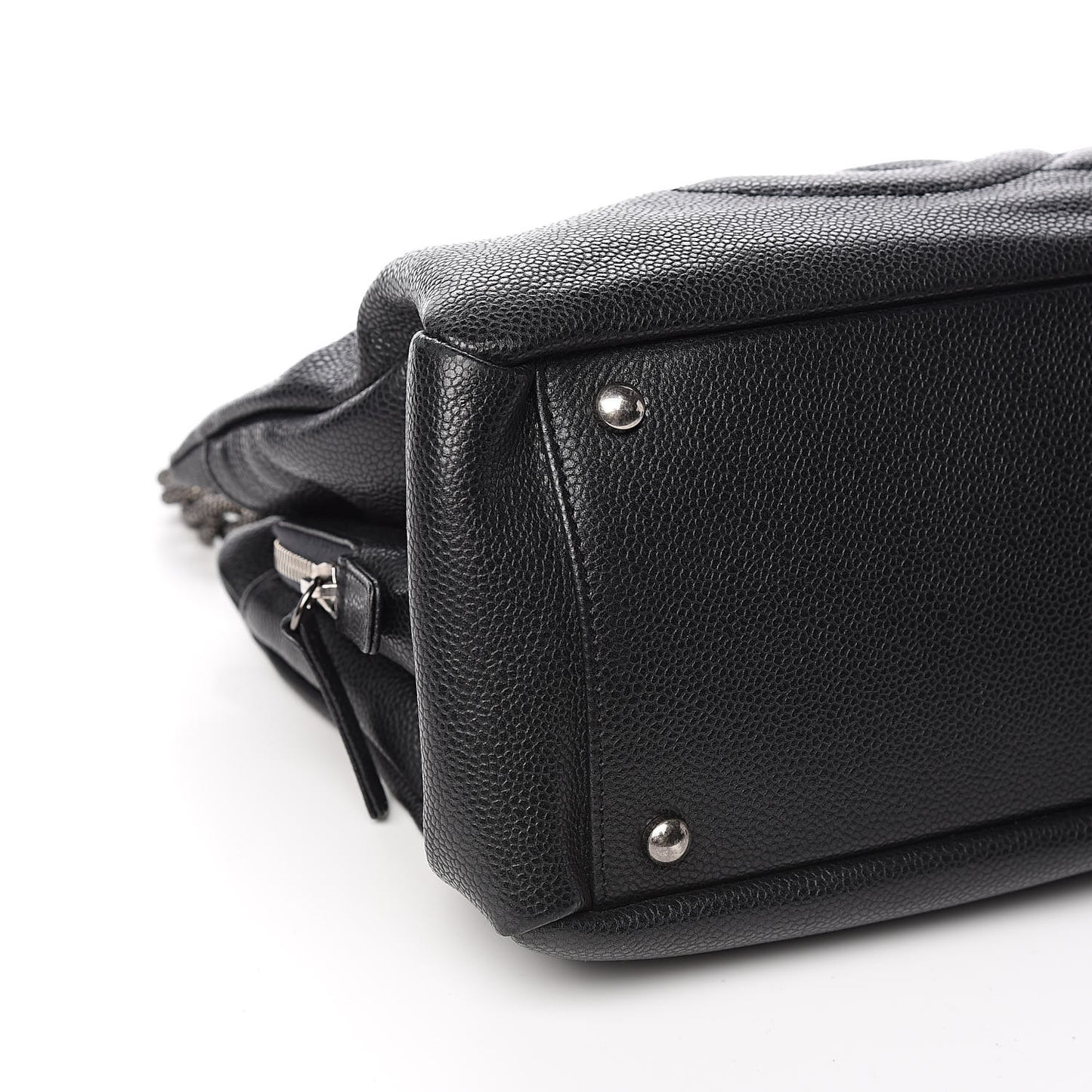 Caviar CC Shoulder Bag Black