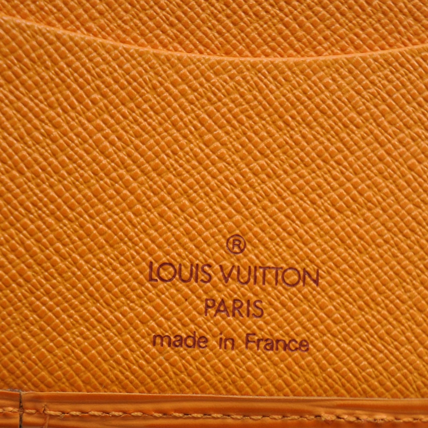 Epi Pocket Organizer Card Holder Mandarin