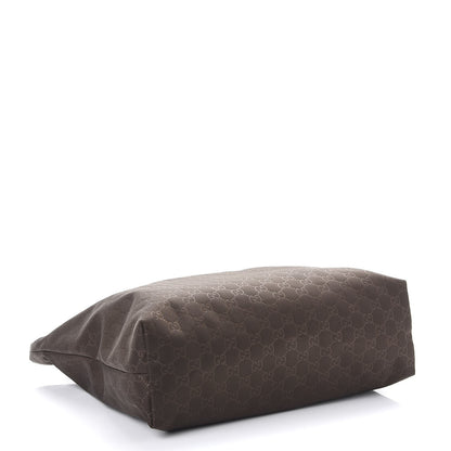 Gucci Nylon Monogram Large Tote Cocoa Brown 4 of 11