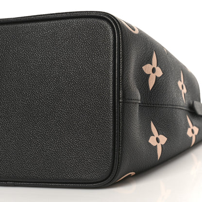 Louis Vuitton Empreinte Monogram Giant Neonoe MM Black Beige 9 of 10