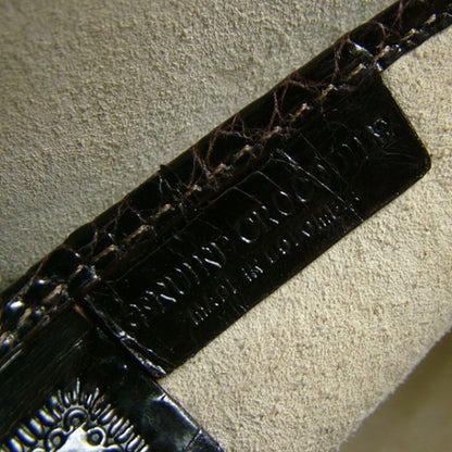 Nancy Gonzalez Crocodile Envelope Clutch Brown 8 of 9