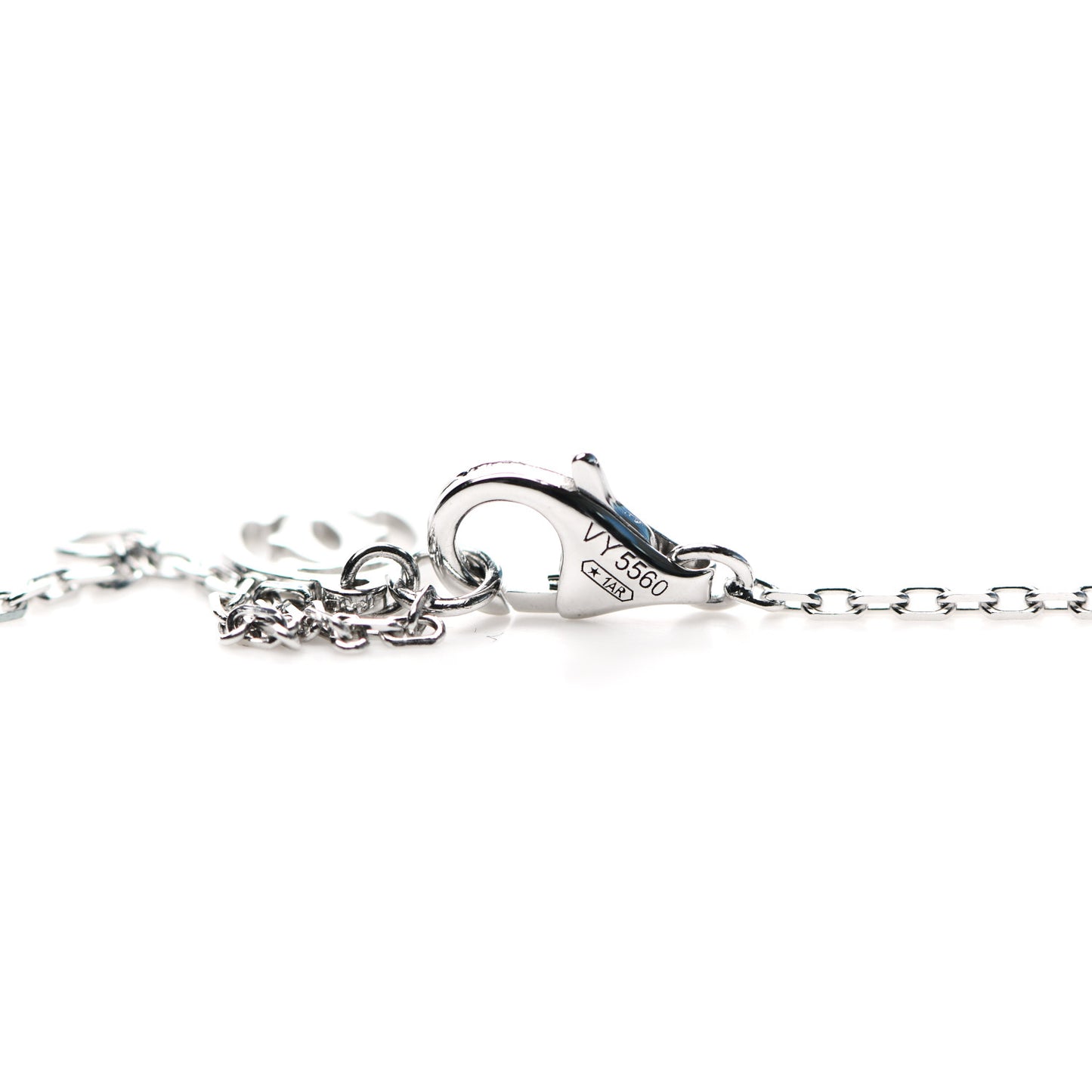 18K White Gold Diamond D'Amour Heart Pendant Necklace