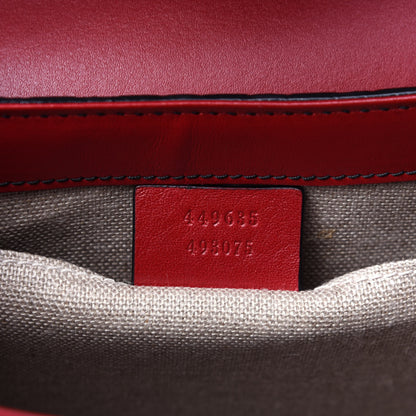 Gucci Microguccissima Medium Emily Chain Shoulder Bag Red 9 of 11