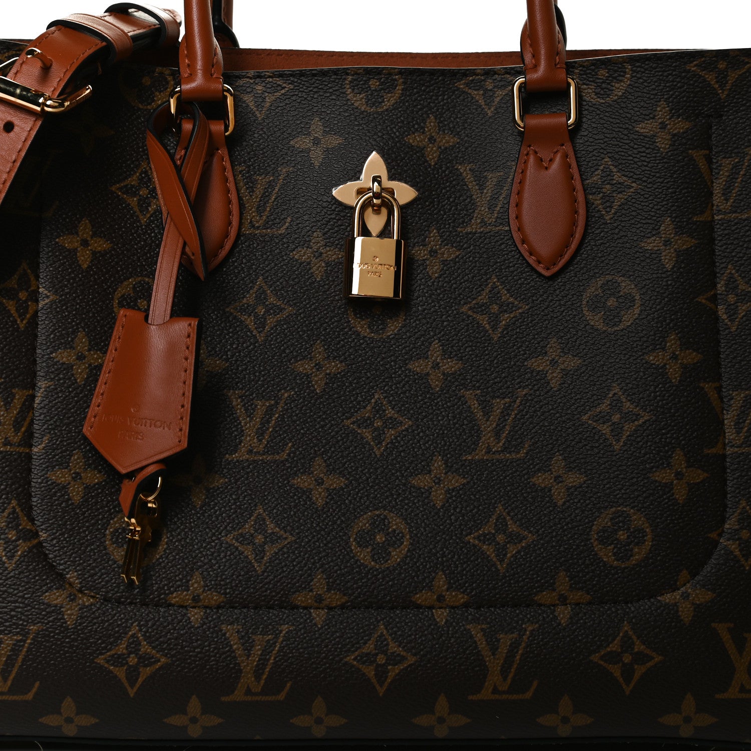 Louis Vuitton Monogram Flower Tote Caramel 7 of 13