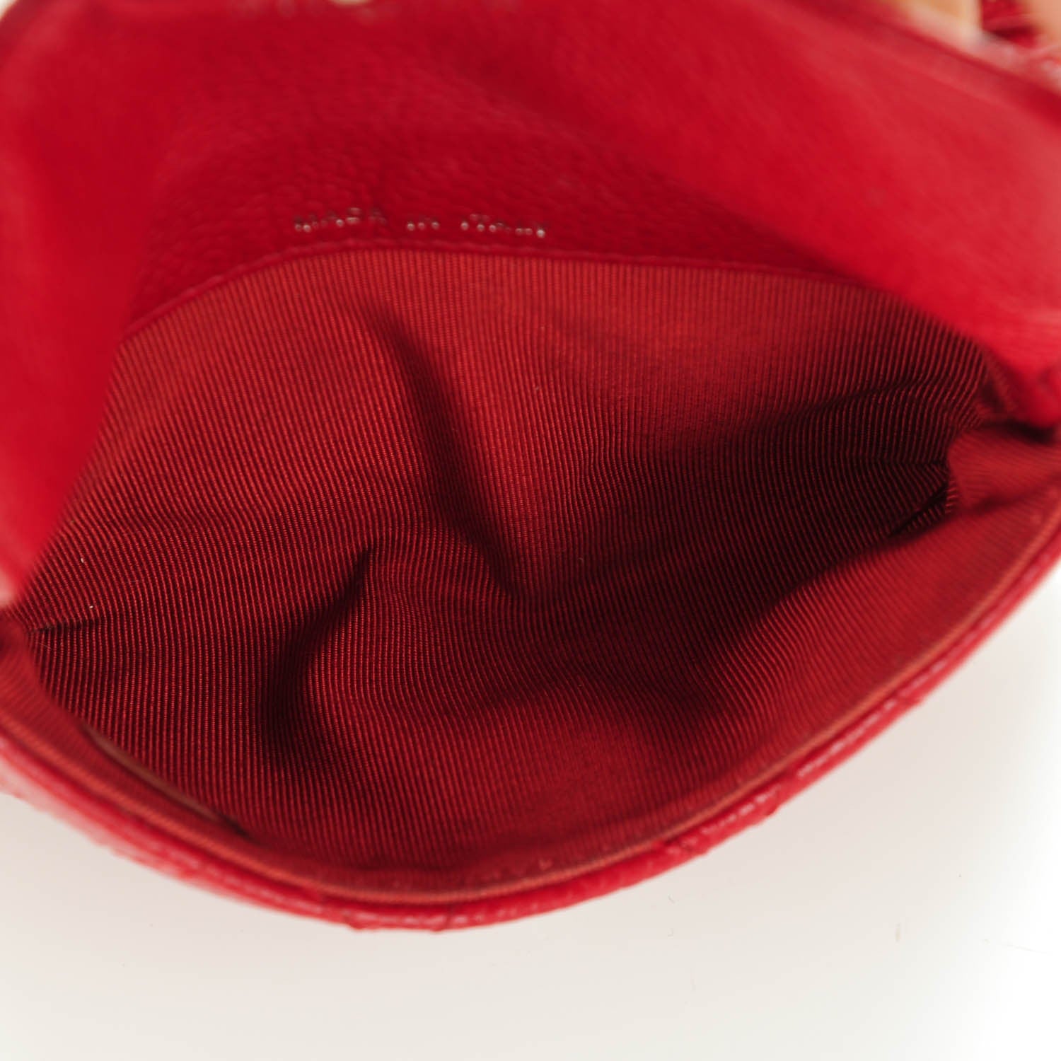 Chanel Caviar Quilted Coin Purse Red 5 of 8