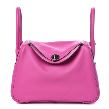 Hermes Swift Epsom Lindy 26 Tressage De Cuir Magnolia Bleu Saphir Craie 1 of 10