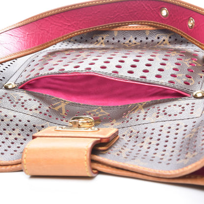 Louis Vuitton Monogram Perforated Musette Fuchsia 8 of 15