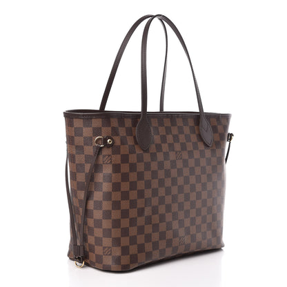 Louis Vuitton Damier Ebene Neo Neverfull MM Rose Ballerine 3 of 11