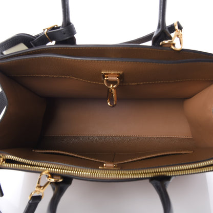 Louis Vuitton Taurillon City Steamer MM Sesame Kombu Black 5 of 6