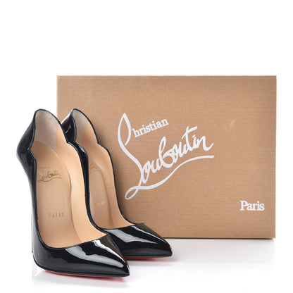 Christian Louboutin Patent Hot Chick 130 Pumps 35 Black 9 of 9