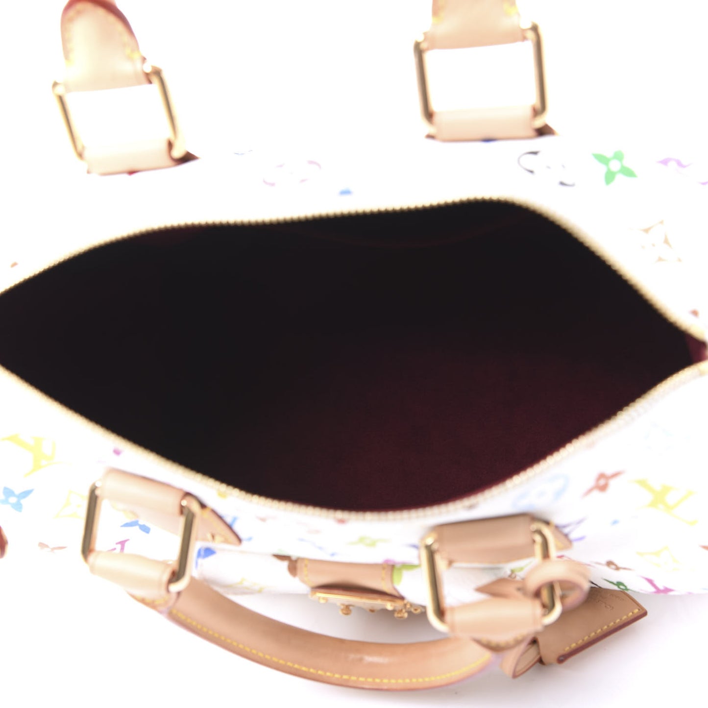 Monogram Multicolor Speedy 30 White