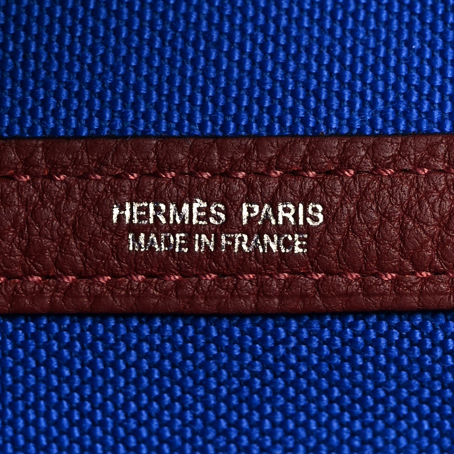 Hermes Toile Negonda Garden Party 30 TPM Bleu Bill Rouge H 6 of 10
