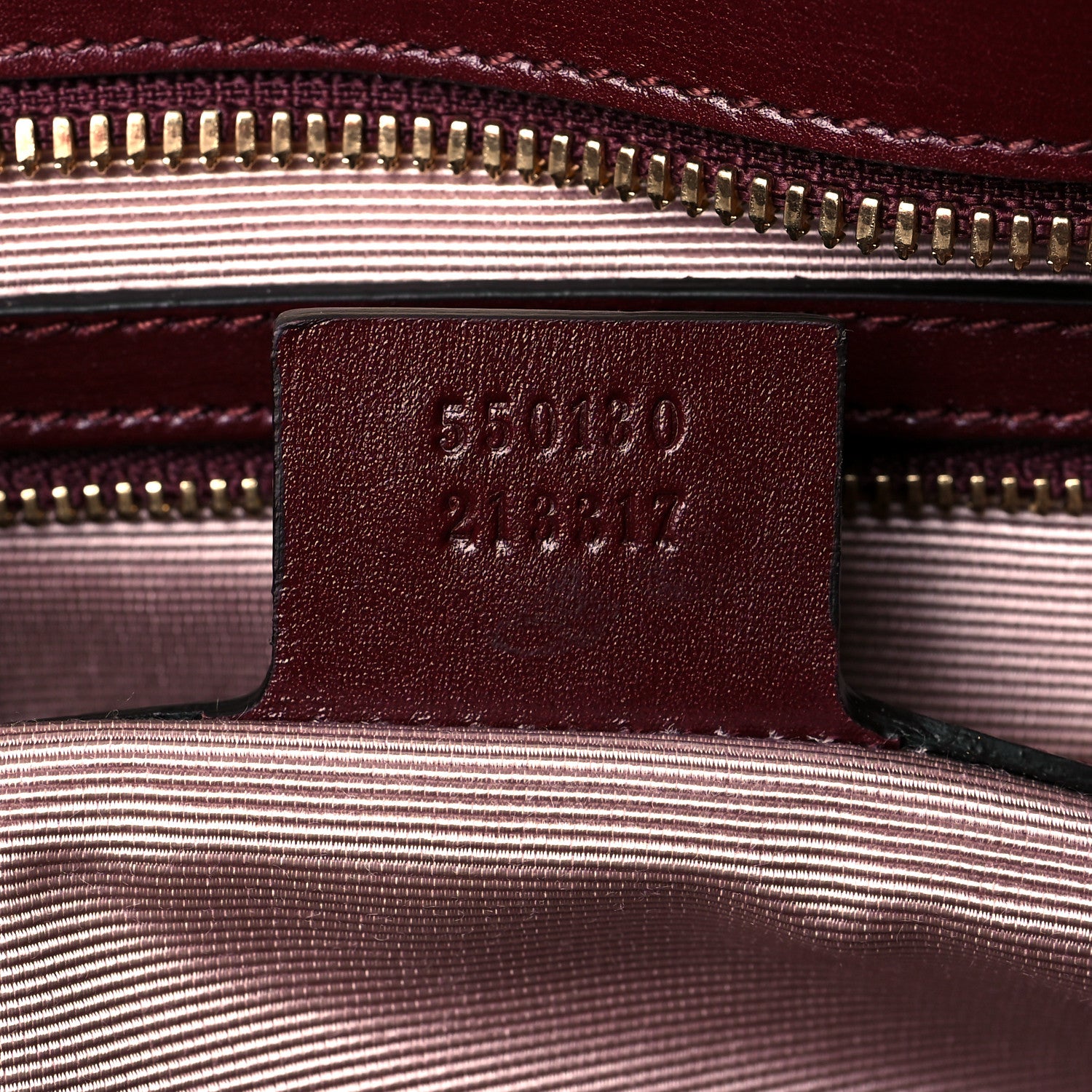 Gucci Vitello Palmellato Lux Large Arli Top Handle Bag Vintage Bordeaux 7 of 11