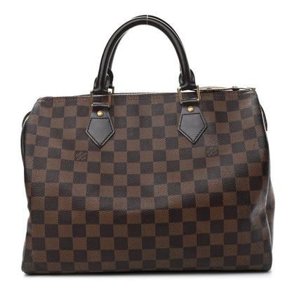 Louis Vuitton Damier Ebene Speedy 30 1 of 15