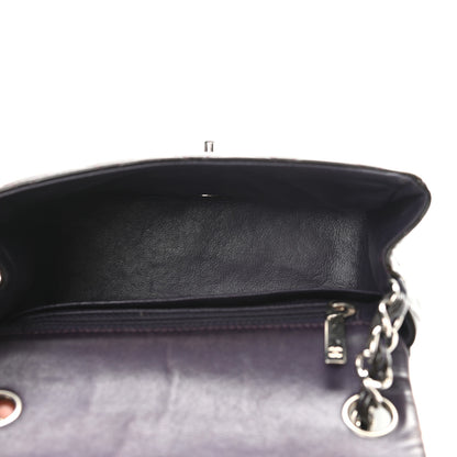 Chanel Patent Quilted Mini Square Flap Purple 5 of 8