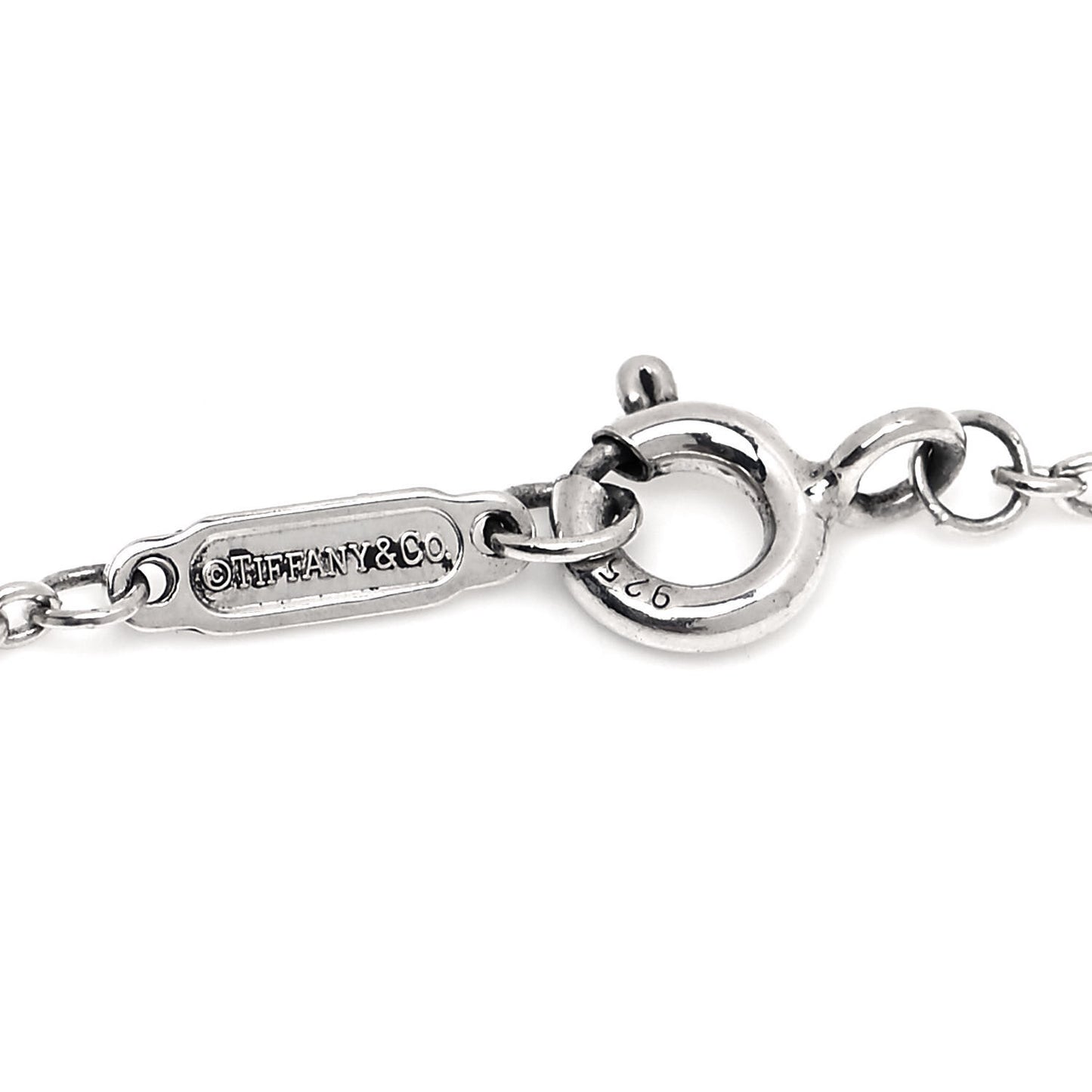 Sterling Silver T Two Single Chain Bracelet