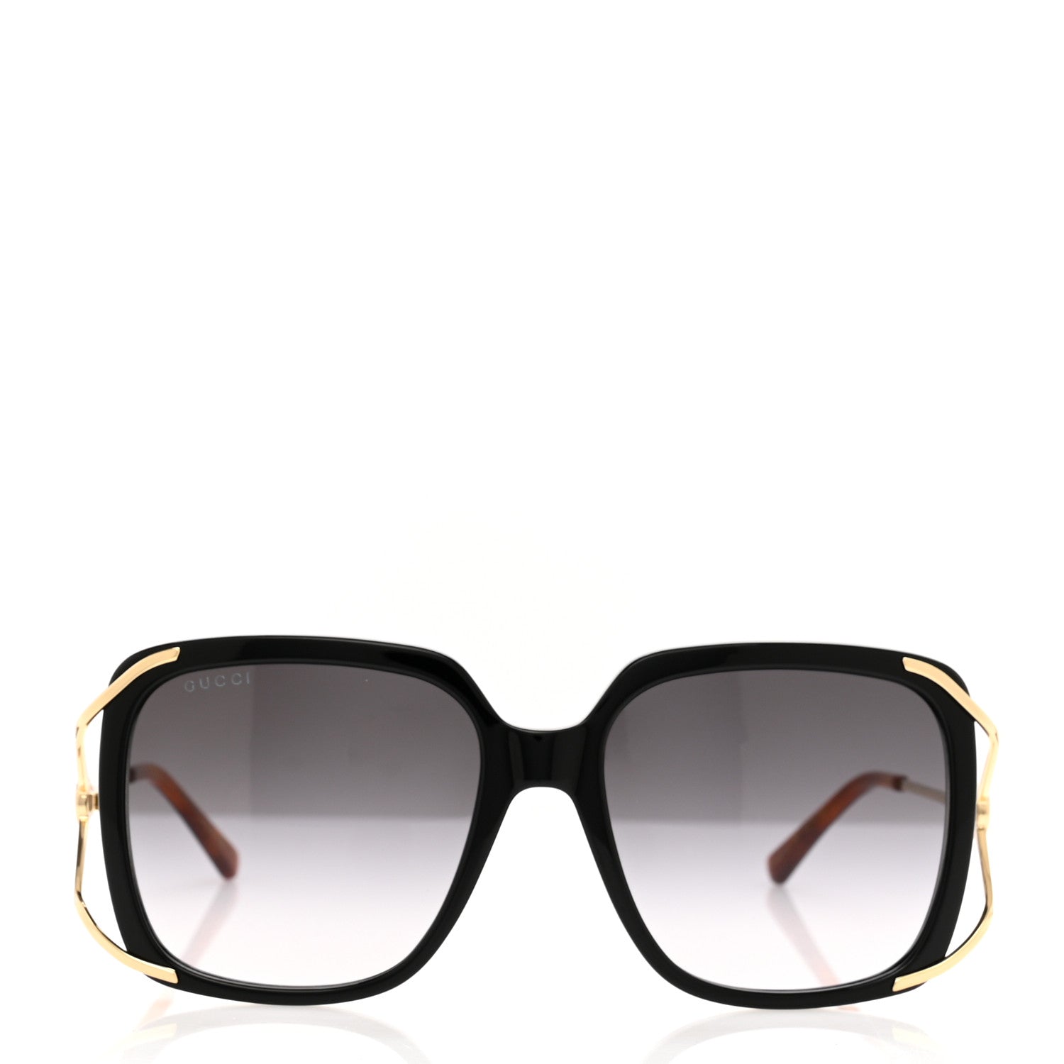 Gucci Acetate Butterfly Sunglasses GG0647S Black White 2 of 6