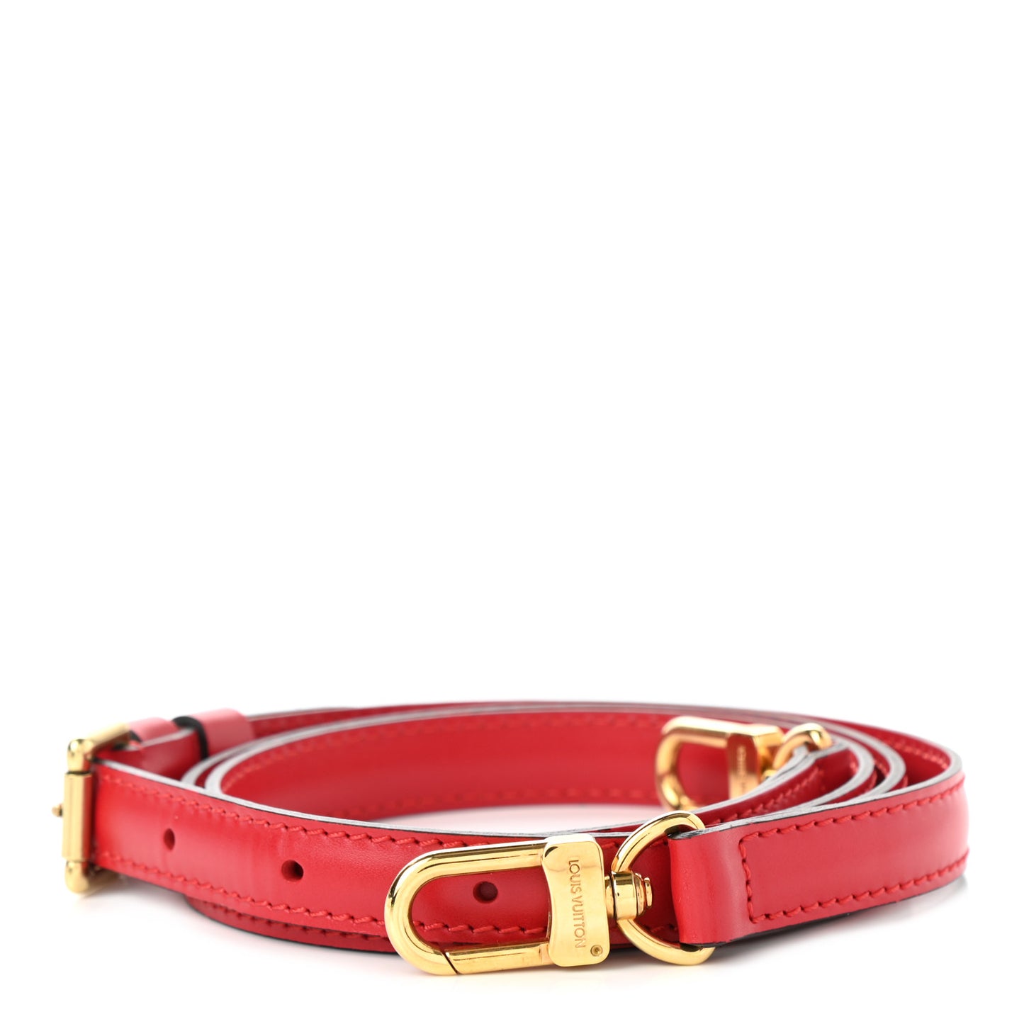 Calfskin 16mm Adjustable Shoulder Strap Red