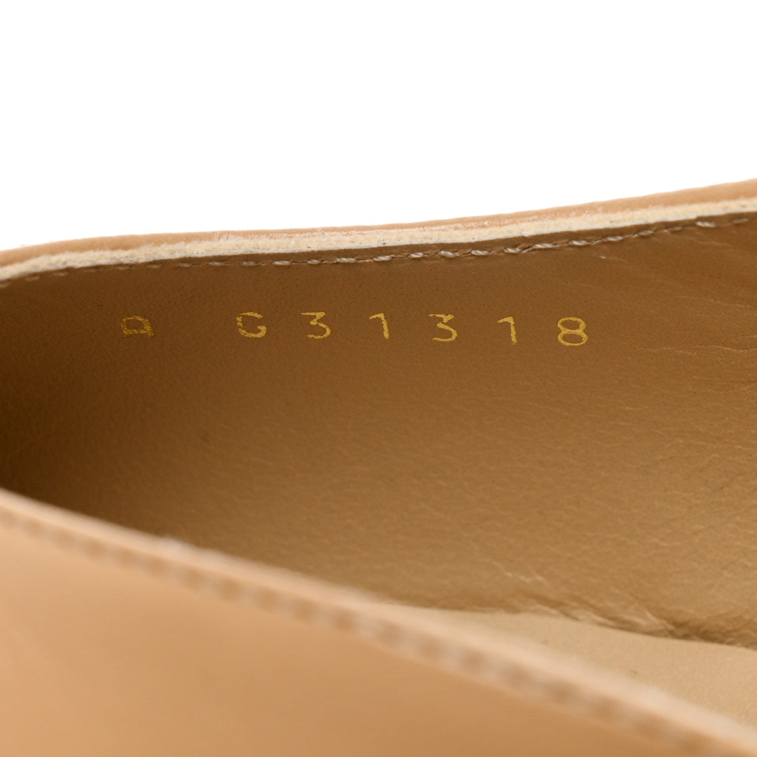 Chanel Goatskin Grosgrain Cap Toe CC Slingback Pumps 37 Beige Black 6 of 9