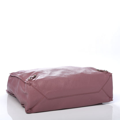 Balenciaga Calfskin Papier Ledger Tote Pink 4 of 10