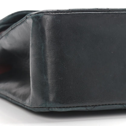 Chanel Lambskin Quilted Medium Double Flap Black 8 of 11