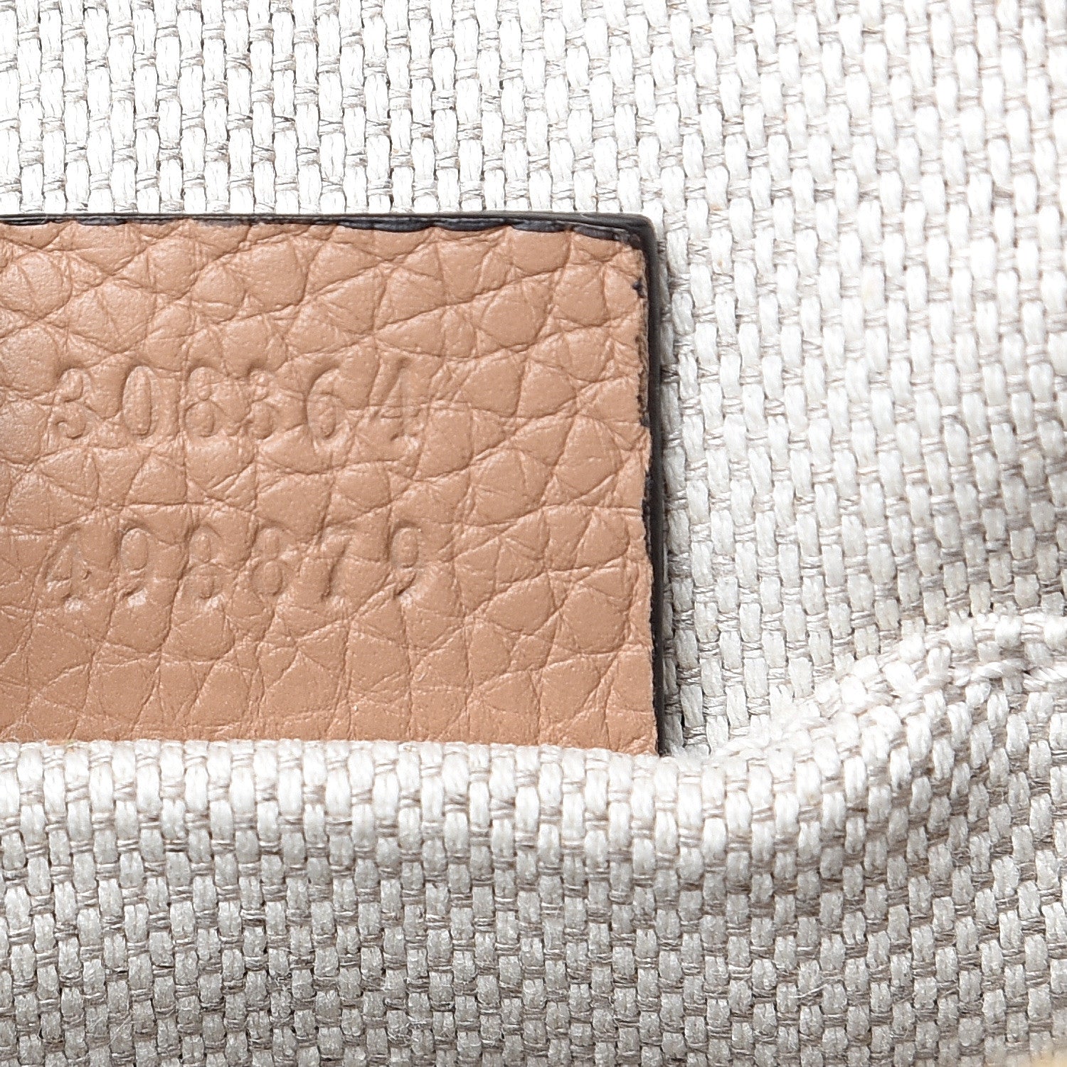 Gucci Pebbled Calfskin Small Soho Disco Bag Rose Beige 6 of 10