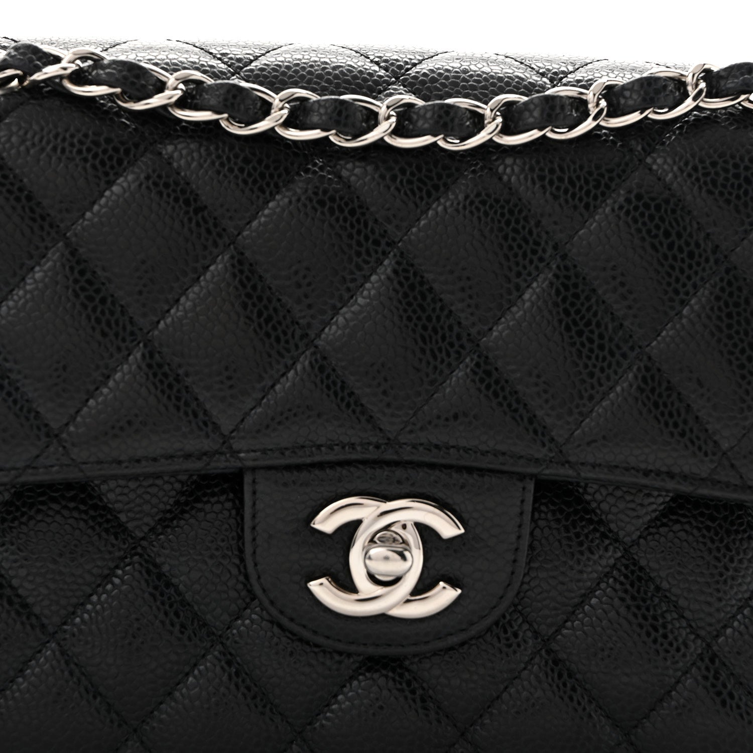 Chanel Caviar Quilted Small Double Flap Black 8 of 13