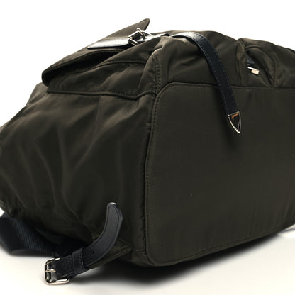 Prada Nylon Vela Saffiano Backpack Mimetico 8 of 9
