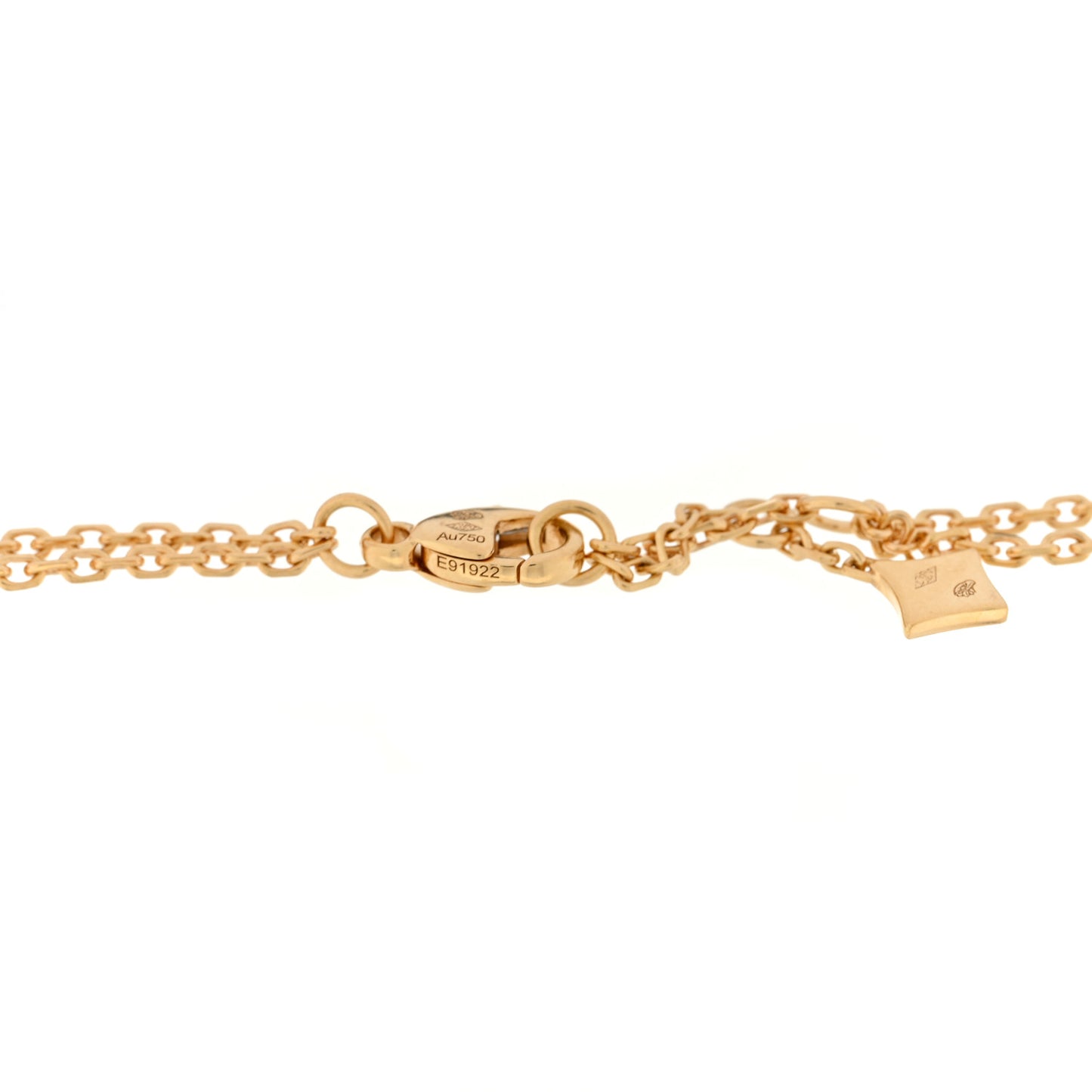18K Yellow Gold Empreinte Chain Bracelet