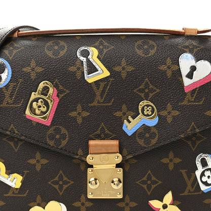 Louis Vuitton Monogram Love Lock Pochette Metis 8 of 14