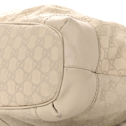 Gucci Guccissima Medium Sukey Top Handle Bag White 10 of 26