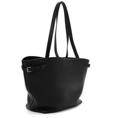 Celine Grained Calfskin Triomphe Medium Cabas Anais Black 3 of 15