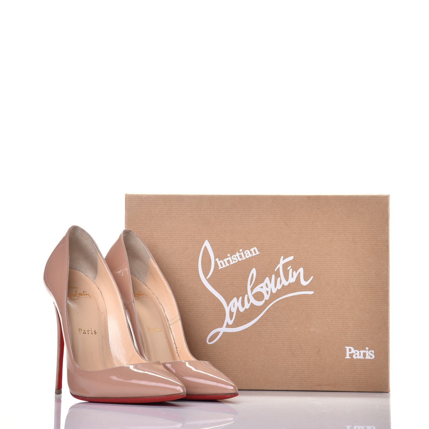 Christian Louboutin Patent So Kate 120 Pumps 37 Nude 8 of 10
