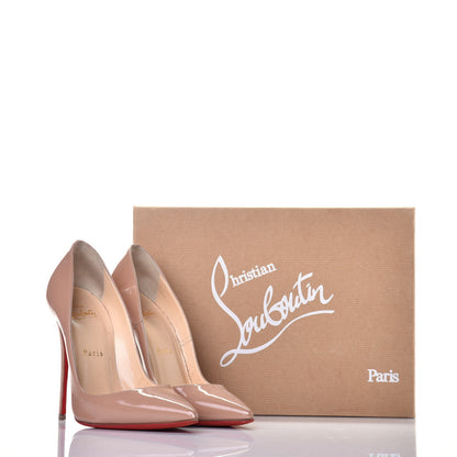 Christian Louboutin Patent So Kate 120 Pumps 37 Nude 8 of 10