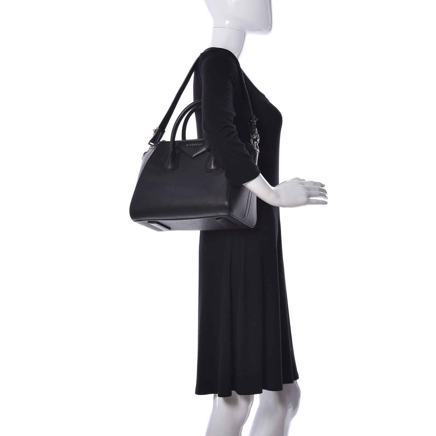 Givenchy Sugar Goatskin Small Antigona Black 2 of 9