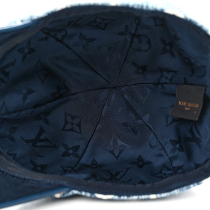 Louis Vuitton Monogram Jacquard Cap L Blue 7 of 9