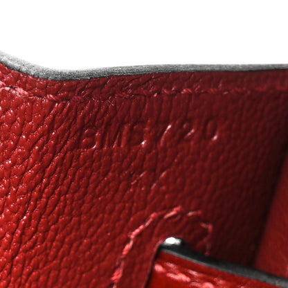 Hermes Box Birkin Sellier 25 Rouge H 6 of 13
