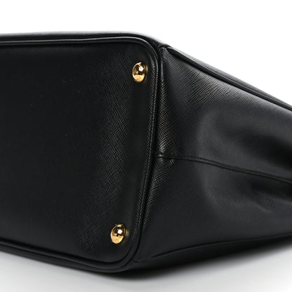 Prada Saffiano Medium Galleria Double Zip Tote Black 8 of 8