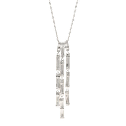 John Hardy Sterling Silver Bamboo Drop Necklace 1 of 4