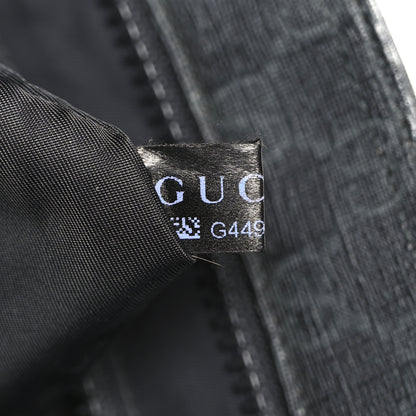 Gucci GG Plus Monogram Medium Flat Messenger Bag Black 8 of 11