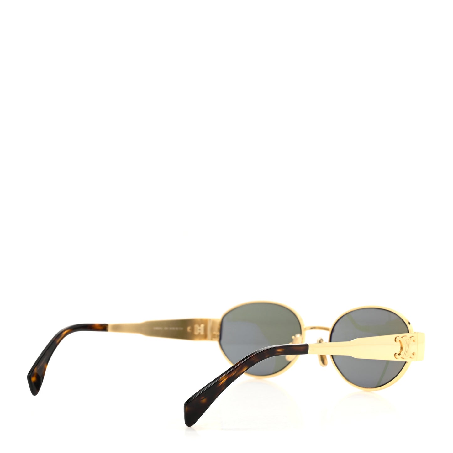 Metal Triomphe 01 Sunglasses CL40235U Gold Green