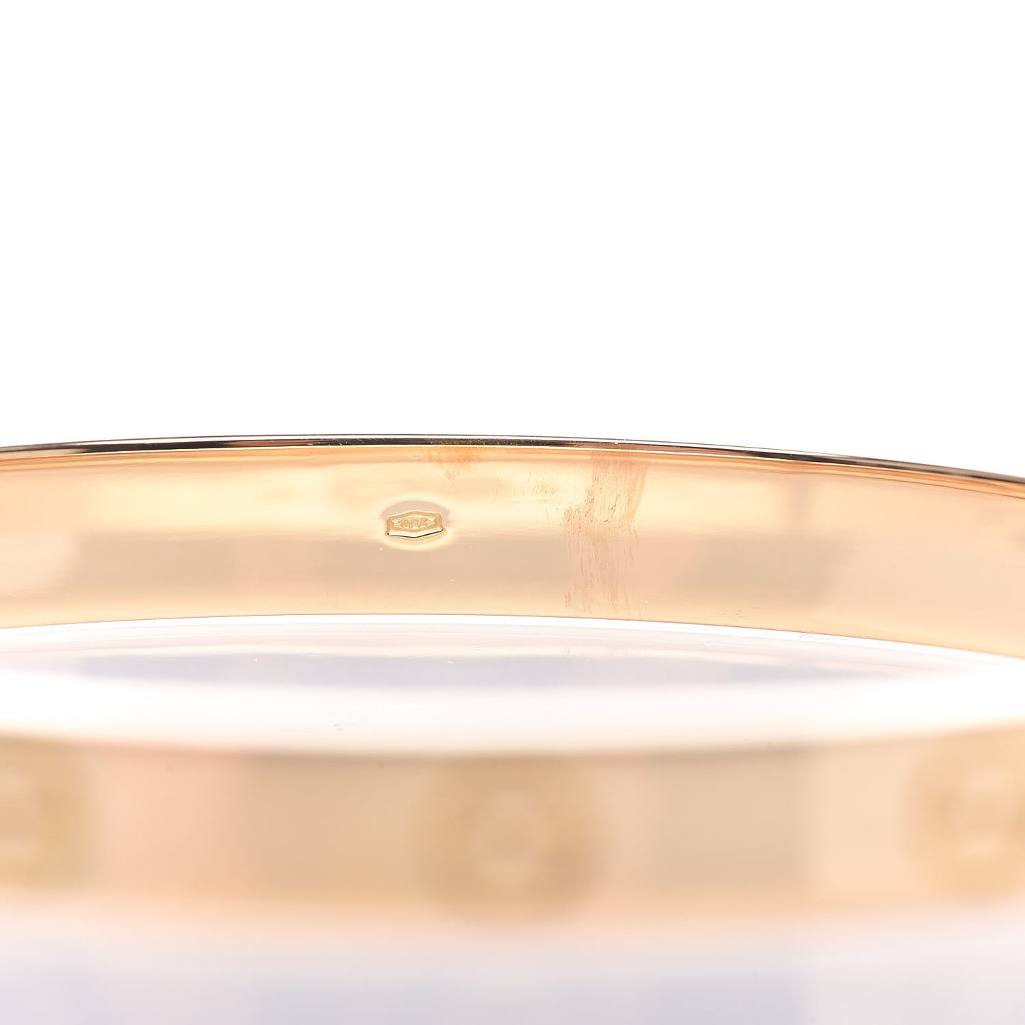 18K Yellow Gold LOVE Bracelet 17