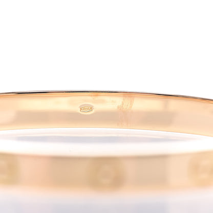Cartier 18K Yellow Gold LOVE Bracelet 17 5 of 8