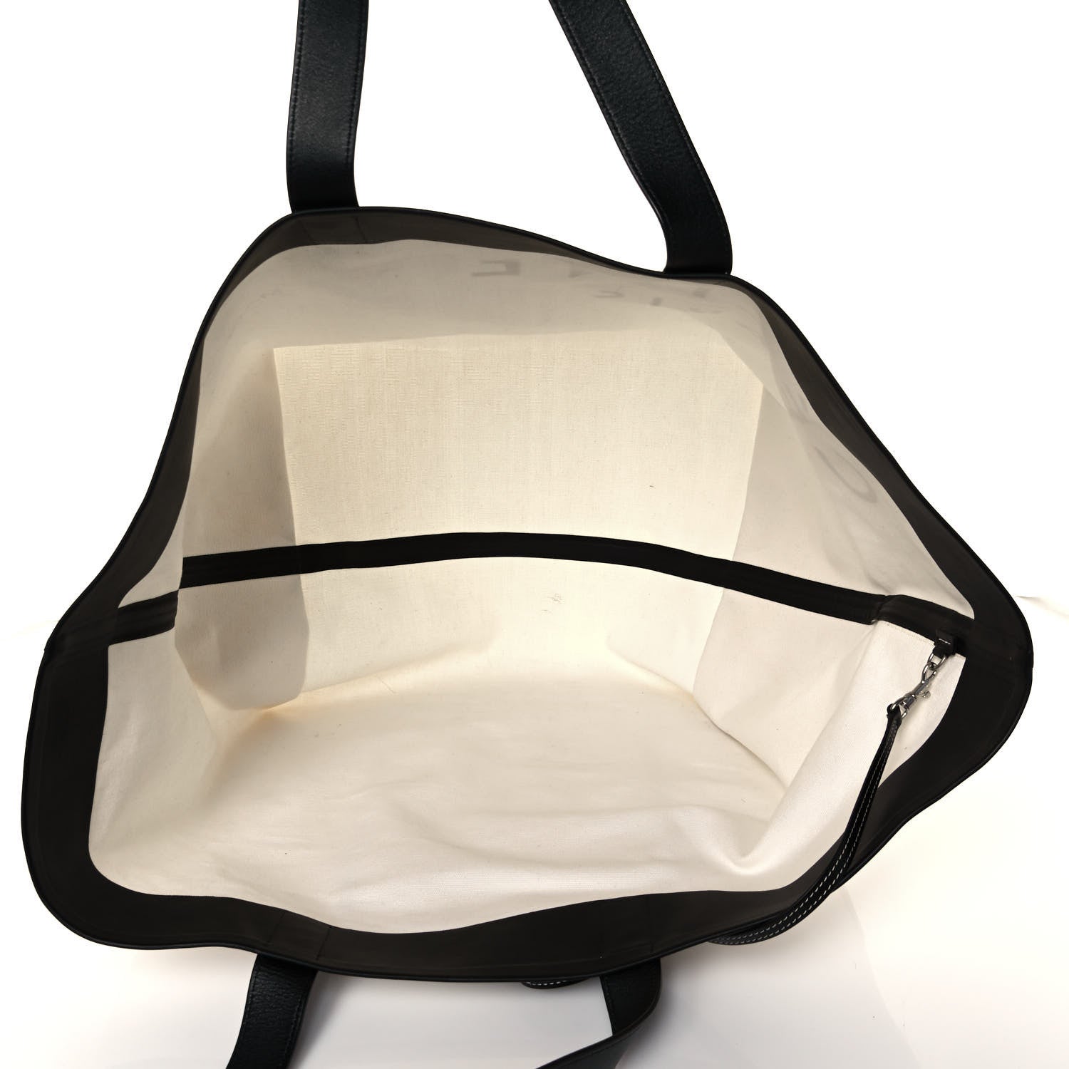 Celine Textile Medium Made In Tote Black White 6 of 19