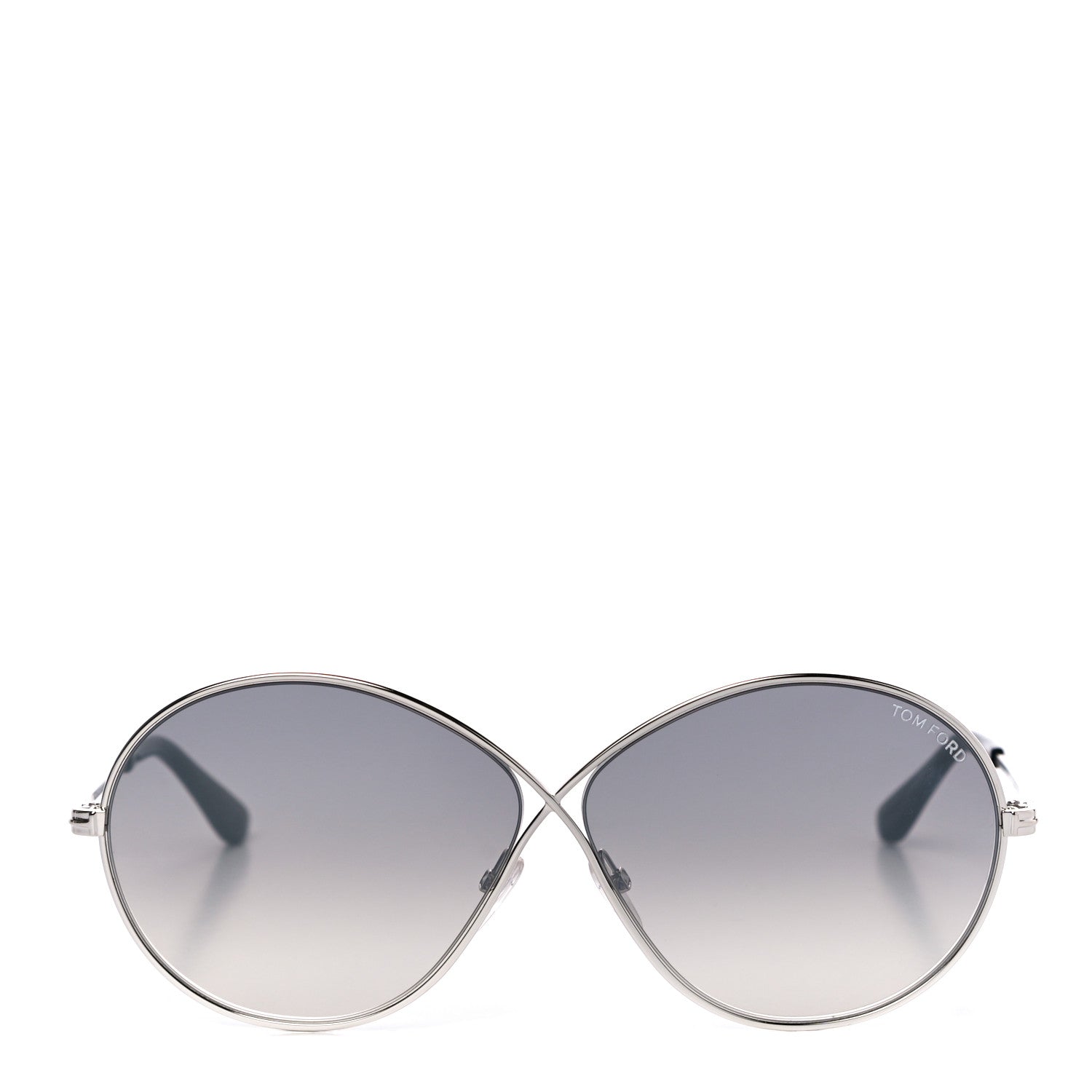 Tom Ford Metal Rania-02 Oval Sunglasses TF564 Silver 2 of 7
