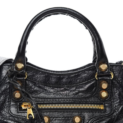 Balenciaga Agneau Giant 12 Gold Hardware Mini City Black 8 of 11