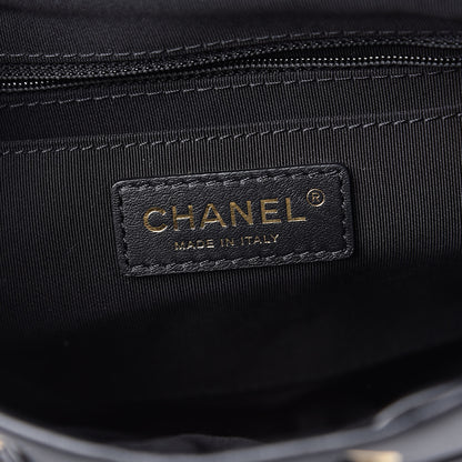 Chanel Calfskin Chevron Quilted Small Urban Spirit Backpack Black 6 of 11
