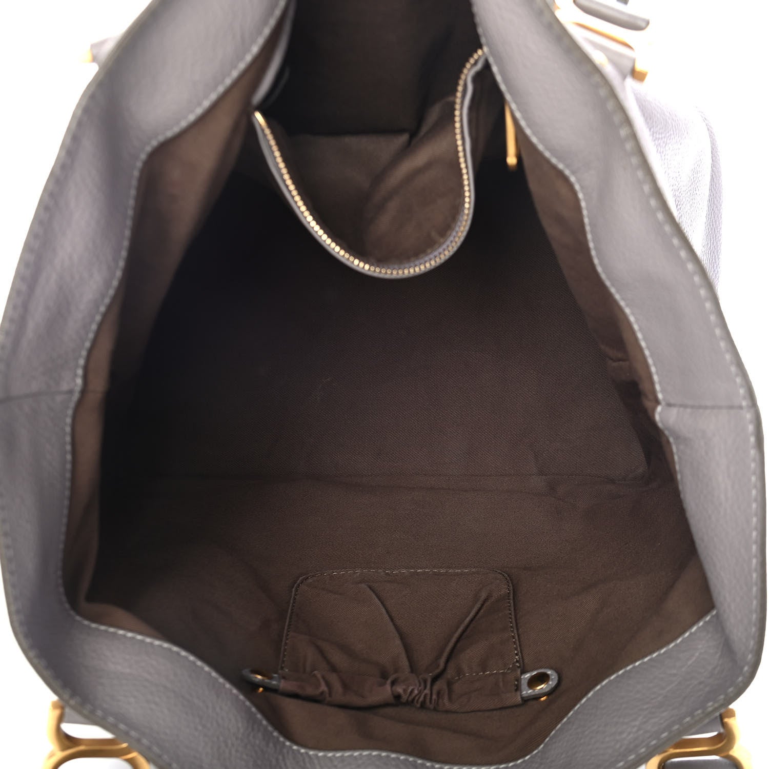 Chloe Calfskin Large New Marcie Tote Cashmere Grey 4 of 4