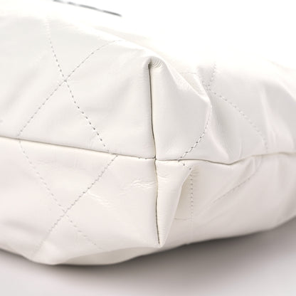 Chanel Calfskin Quilted Small Chanel 22 White 10 of 11