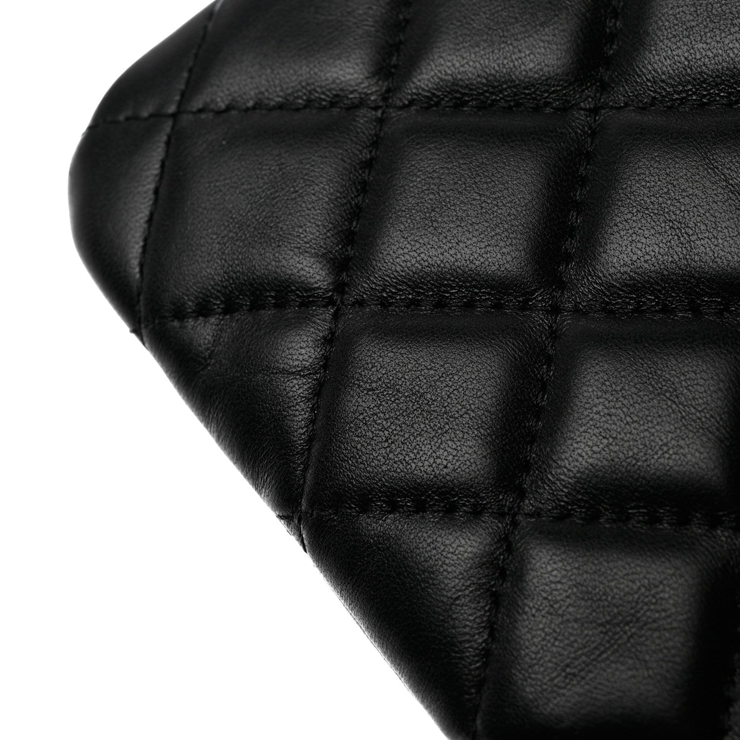 Chanel Lambskin Quilted Small Cosmetic Case Black 8 of 11